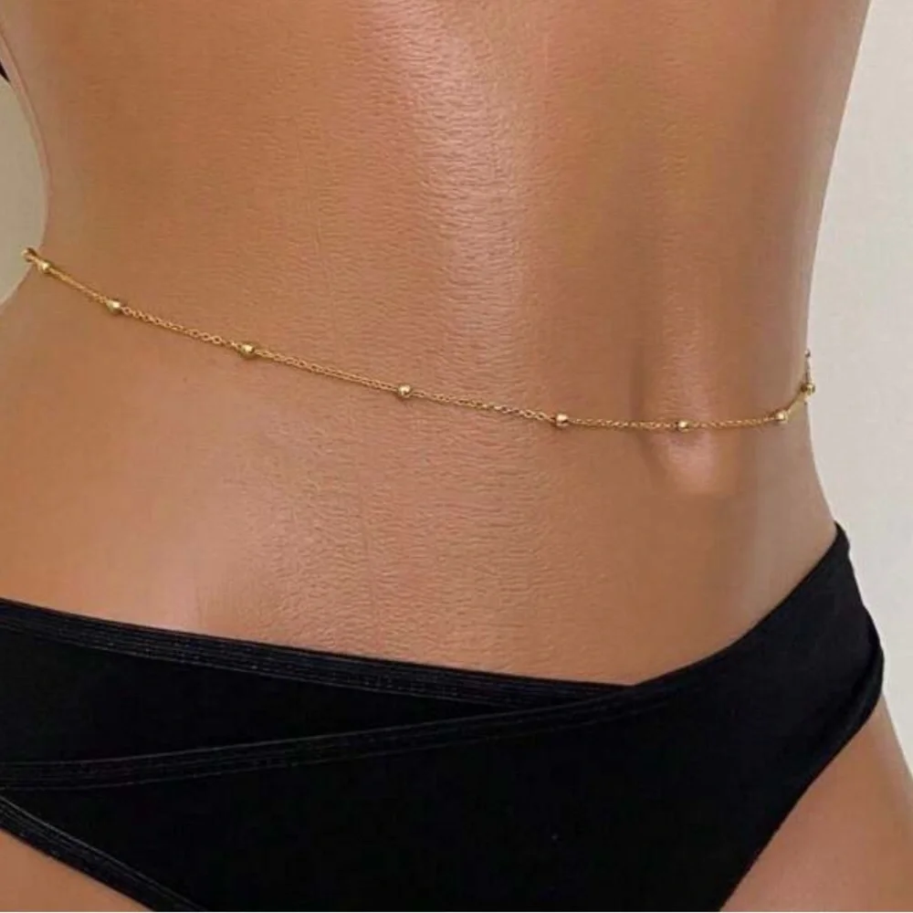 Chic Gold Women's body chain R234 - Picture 3 of 6